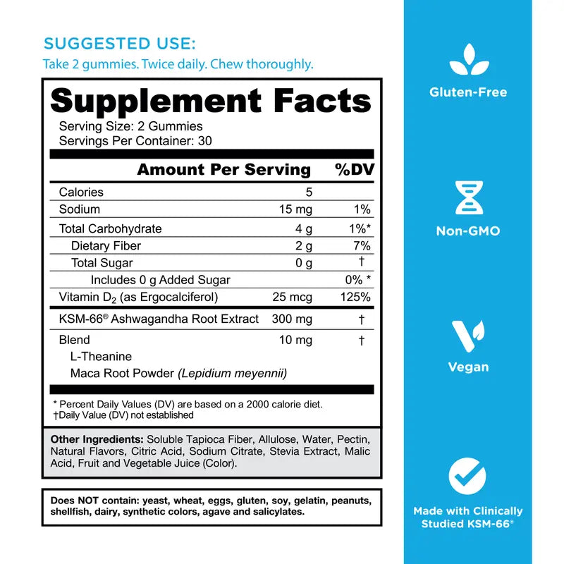 Zero Sugar 3-in-1 Wellness Trio Gummies