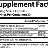 Ginkgo Biloba + Ginseng